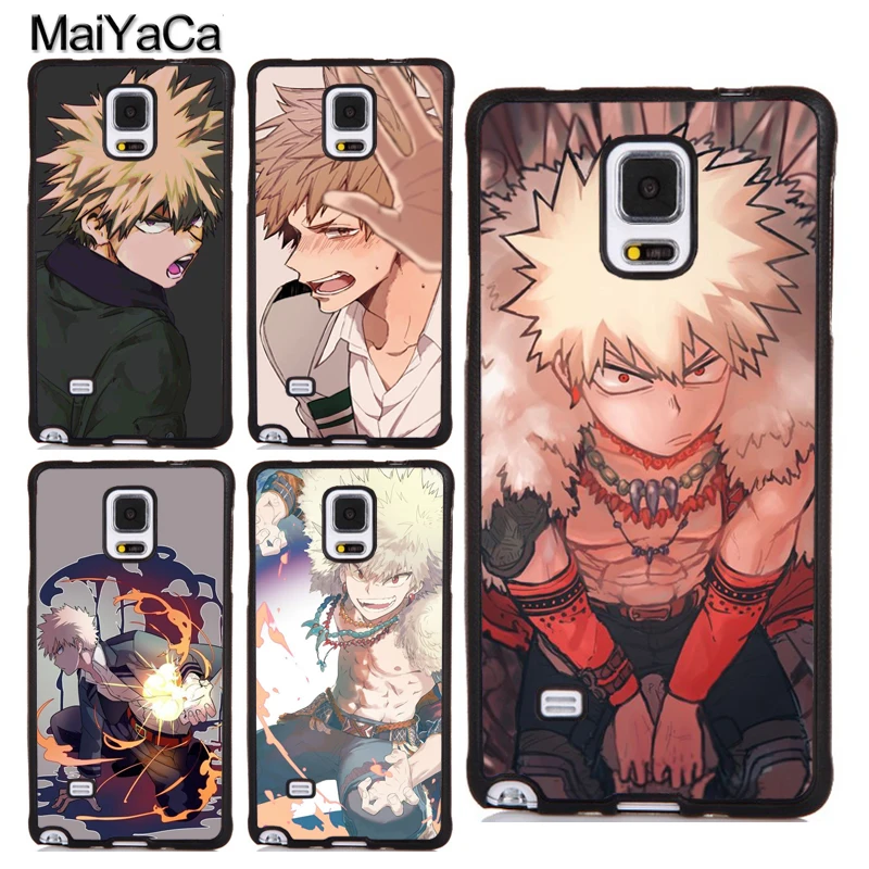 

MaiYaCa Boku no Hero Academia Katsuki Bakugou TPU Case For Samsung S4 S5 S6 S7 edge S8 S9 S10 Plus Lite Note8 Note 9 5 Cover