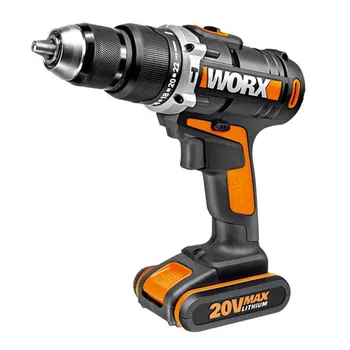 Best New Arrival WORX Electrical Screw Driver 20V Li-ion With 1 Battery 1charger WORX WX372 And Tool Box