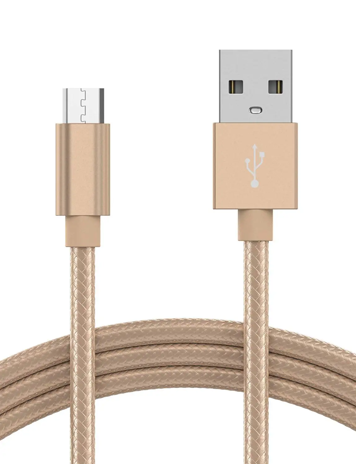 Нейлоновый плетеный кабель для быстрой зарядки Micro USB и синхронизации Samsung Galaxy J8/J4 (2018)/J6 (2018)/J7 Duo (2018)/On Max|Кабели