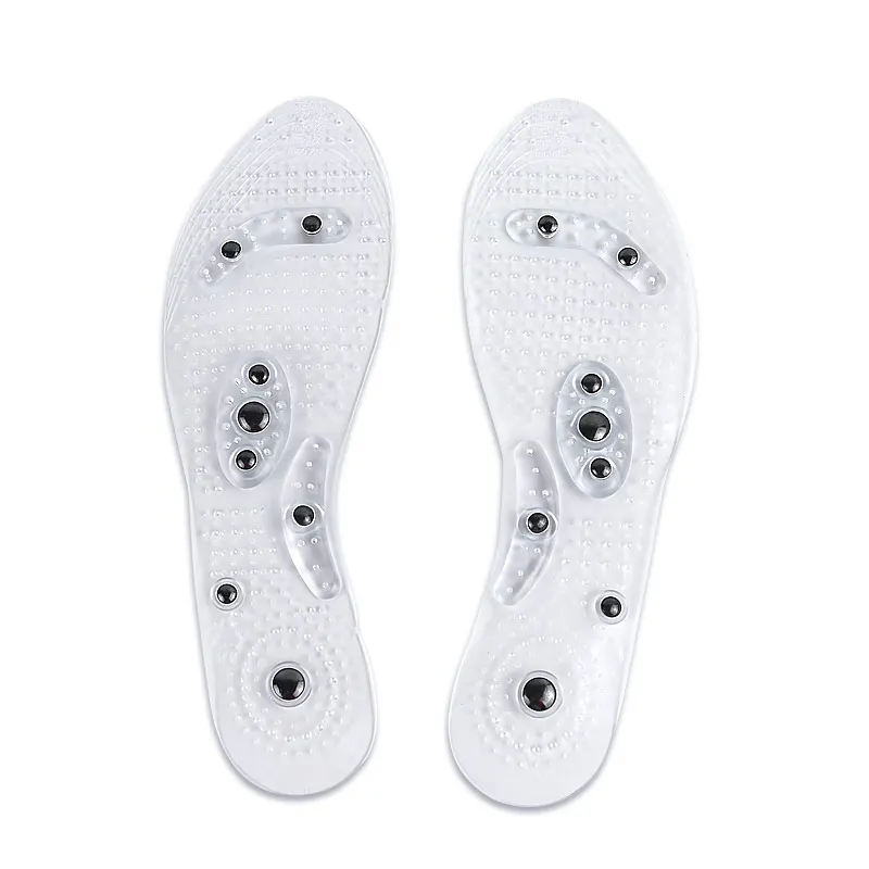 1 Pair Foot Massager Magnetic Therapy Thener Foot Massage Pads Clean Health Slimming Pain Acupuncture Insoles Shoe Mat Foot Care