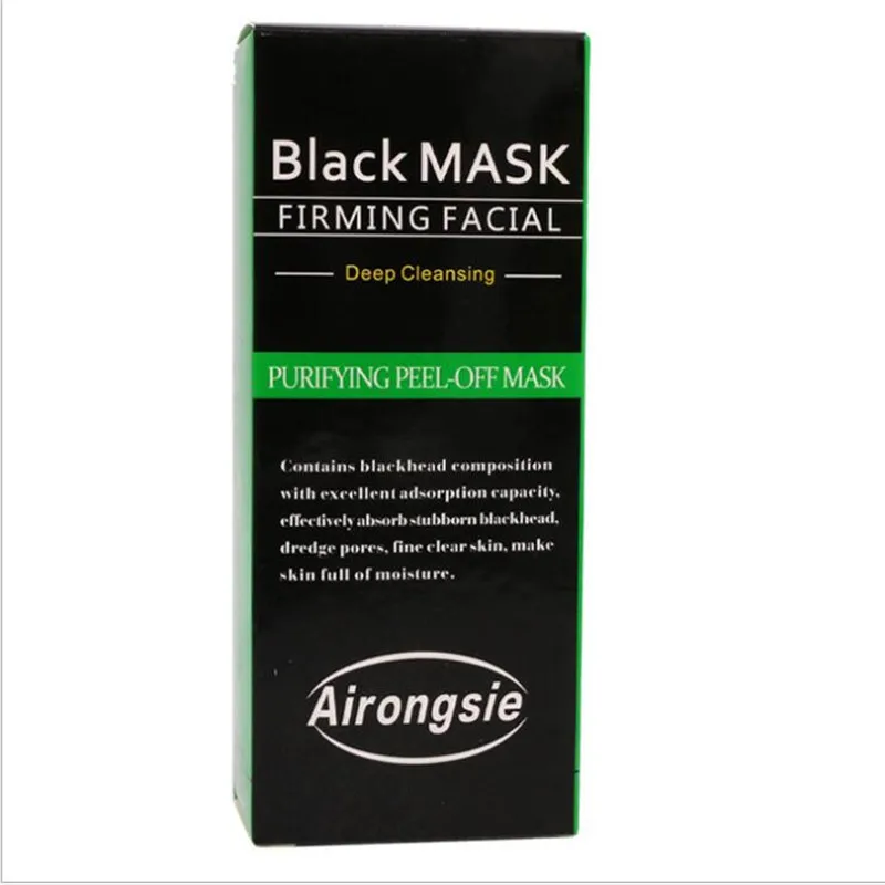 

Black Mask Deep Cleaning Purify The Face Skin Blackhead Removal Bambou Houtskool Nose Acne Skin Face Care Masque Noir