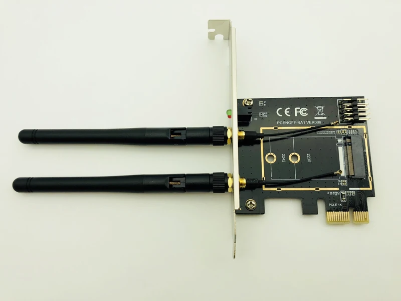 M.2 Wi Fi адаптер M2 NGFF Key с поддержкой беспроводной сети PCIE PCI E 1X 2230 2242 Mini PCIE|Платы