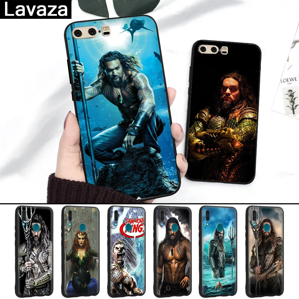 Красивый силиконовый чехол Lavaza Aquaman для Huawei P8 Lite 2015 2017 P9 2016 Mini P10 P20 Pro P Smart 2019 P30 |