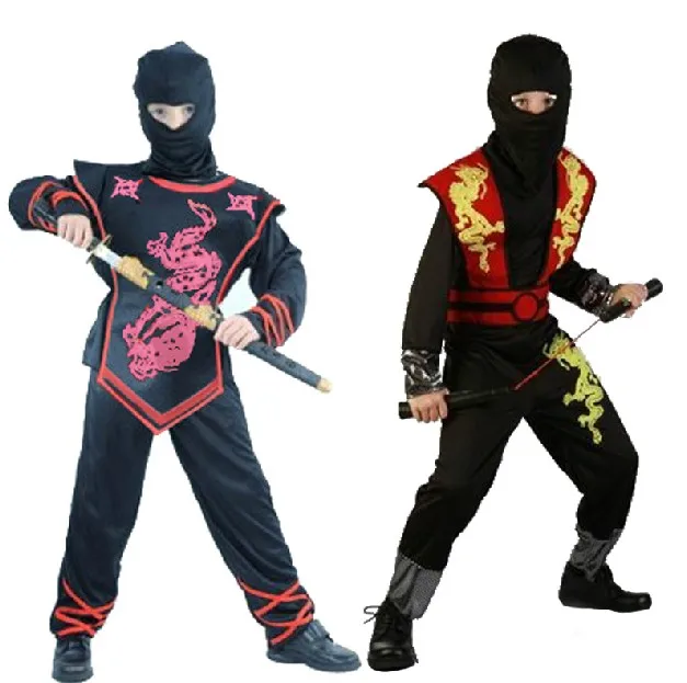 Boys child anime Ninja cosplay costumes kids Classic Halloween Costumes