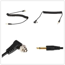 1PC 3.5mm to Male PC Flash Sync Cable Screw Lock for Trigger Studio Light Camera Flashes Accessories PC Flash Sync Cable
