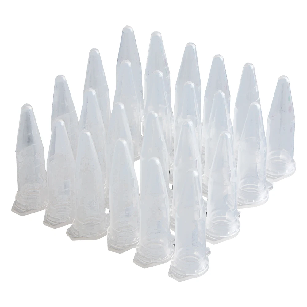 Plastic Test Tubes Centrifuge Tube 100PCS 1.5ml Lab Mini Plastic Test Tube Centrifuge Vial Snap Cap 42x11mm Clear