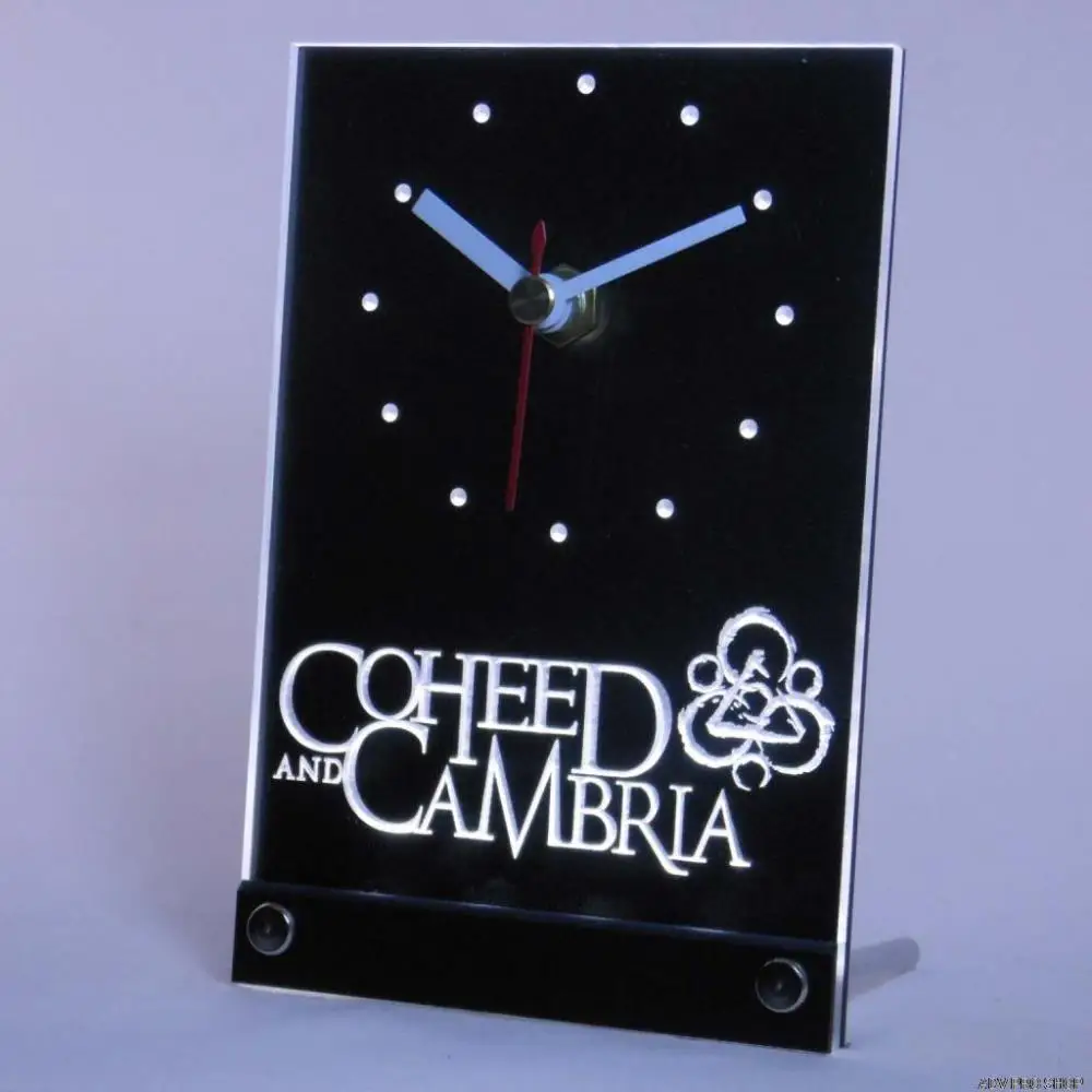 Tnc0156 coheed Камбрия Beer барная стойка регистрации 3D светодиодный часы