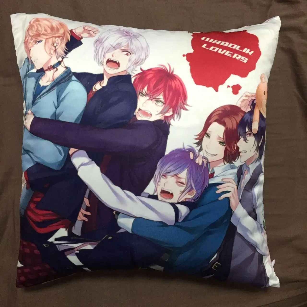 Neu Anime Diabolik Lovers Kissen Kopfkissen Sofa Dekokissen Bezug Pillow 40x40CM 