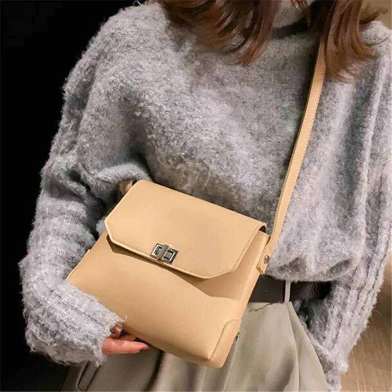 

Scurtain Women Messenger Bag PU Leather Luxury Brand Women Shoulder Bags Fashion Soft Handbag Women Bags Sac A Main Femme