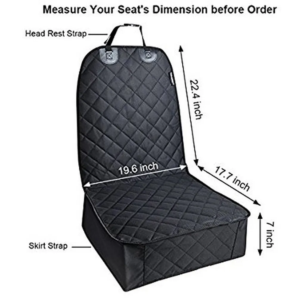 Pet Car Front Seat Cover Protector Waterproof Back Bench Seat Interior Travel Accessories Car Covers Mat With Safety Belt