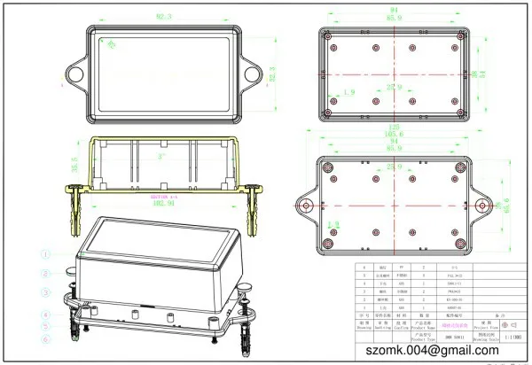 plastic electronic housings (3)