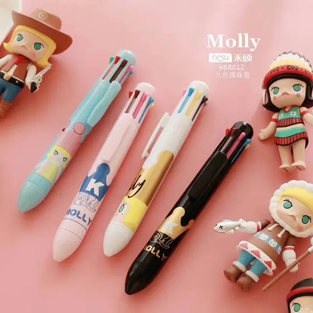 Molly King World 8 Colors Chunky Ballpoint Pen School Office Supply Molly King World 8 Colors Chunky Ballpoint Pen School Office Supply Gift Stationery Papelaria Escolar