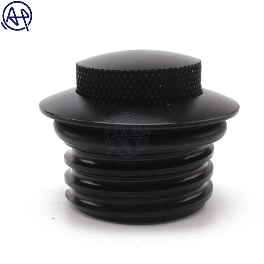 Hitam/Chrome Aluminium Motor Flush Pop 
