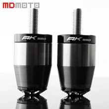 For KYMCO AK550 2017 Motorcycle accessories parts Street Bike Handlebar Grips Bar End Plugs fit for KYMCO AK 550 handle grip Bar