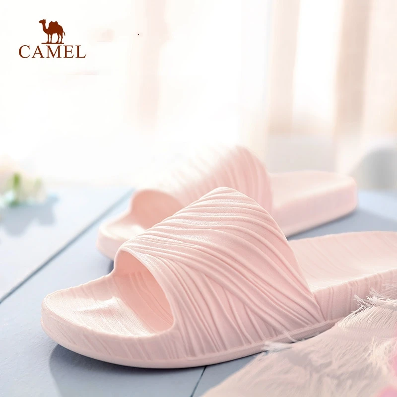 CAMEL/новые женские модные простые повседневные домашние тапочки из ПВХ мягкие