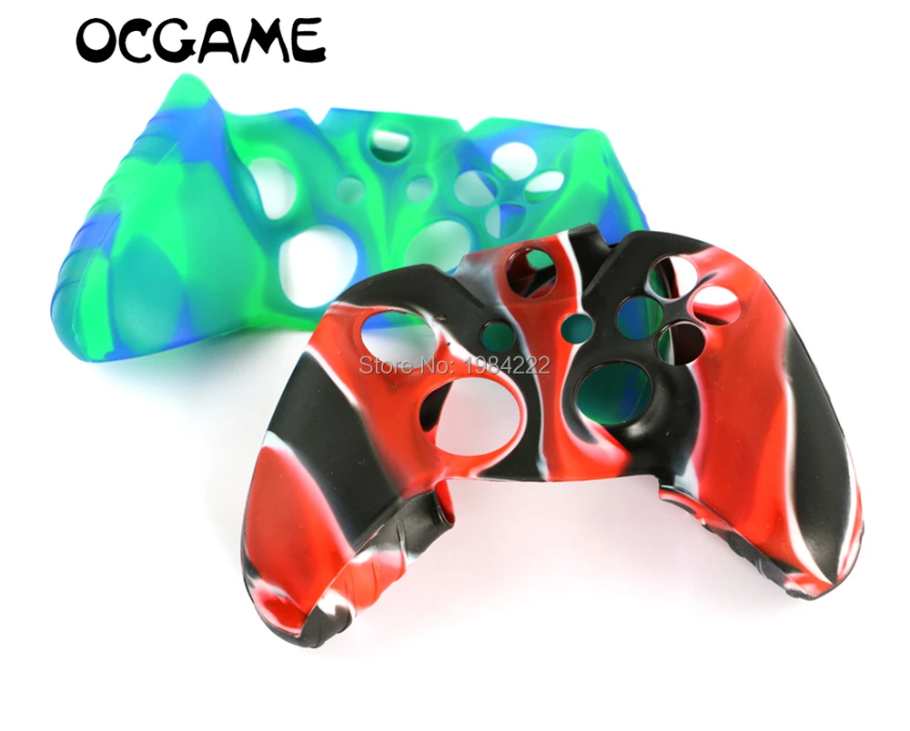 

30PCS/LOT 10 colors new Soft camouflage silicone case controller silicon case For Xboxone XBOX ONE