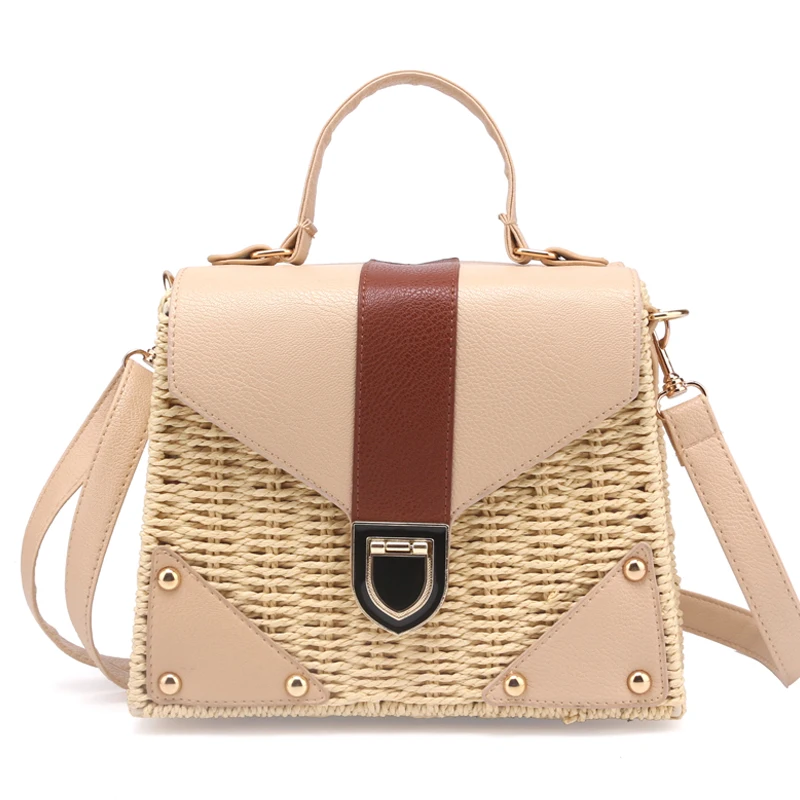 New 2018 Bohemian Straw Bags for Women Beach Handbags Summer Vintage Rattan Bag Handmade Kintted Crossbody Bag New 2018 Bohemian Straw Bags for Women Beach Handbags Summer Vintage Rattan Bag Handmade Kintted Crossbody Bag