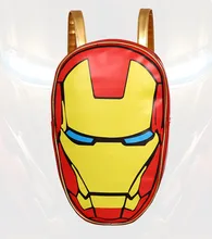 Livraison Gratuite École Sac À Dos Marvel the Avengers Iron Man 3D Ordinateur Portable À La Mode Sacs À Dos de Haute Qualité En Cuir 12 “Ordinateur