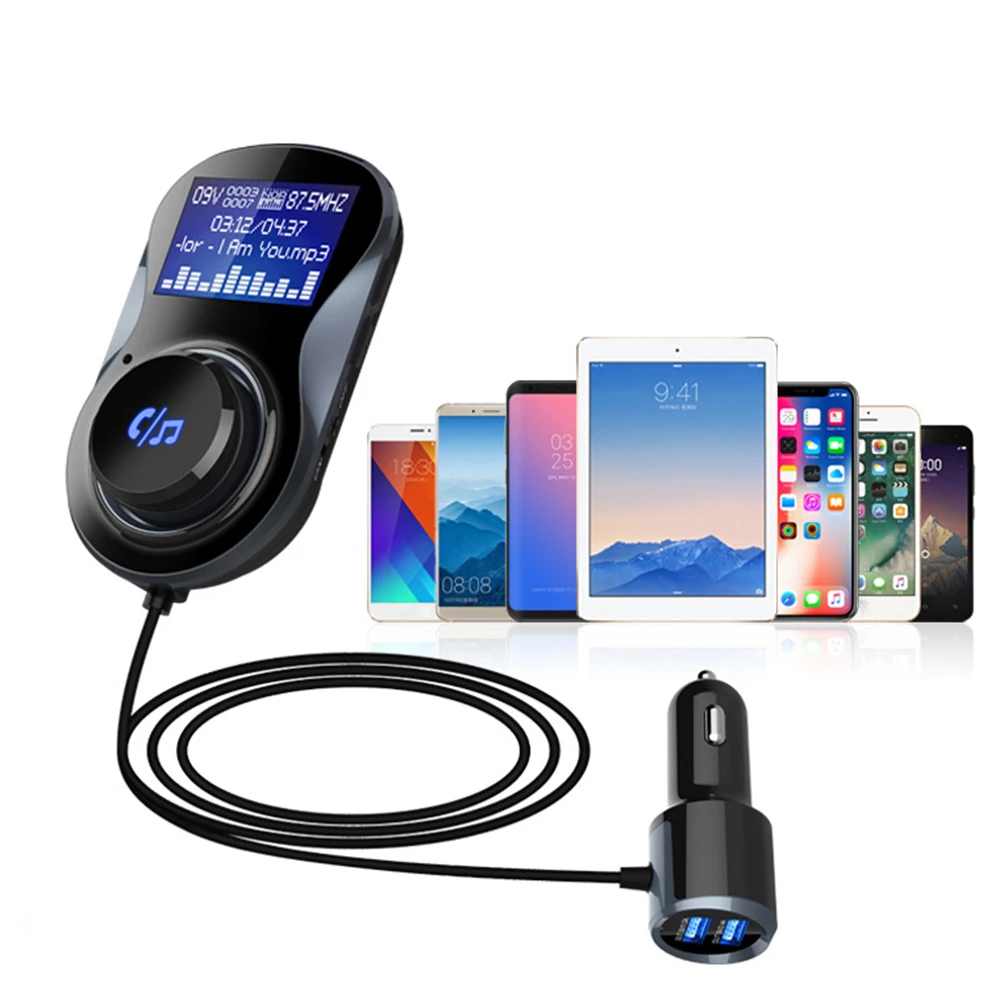 Buy Dual USB Car Auto MP3 Audio Player Wireless