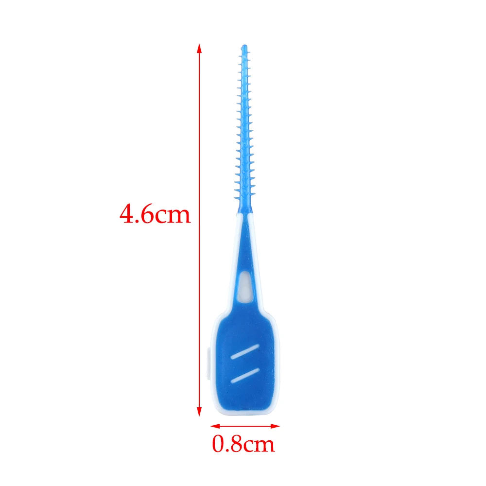 16 шт./компл. Мягкая Силиконовая зубная нить для чистки межзубных пространств, одноразовые палка для размещения между прутьями зуб Палочки s мулине зуб Палочки Уход за полостью рта кисть
