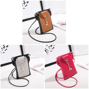 

Hot Selling Women Small Mini Shoulder Bag Crossbody Bags Sling PU Leather Phone Holder Handbag -B5