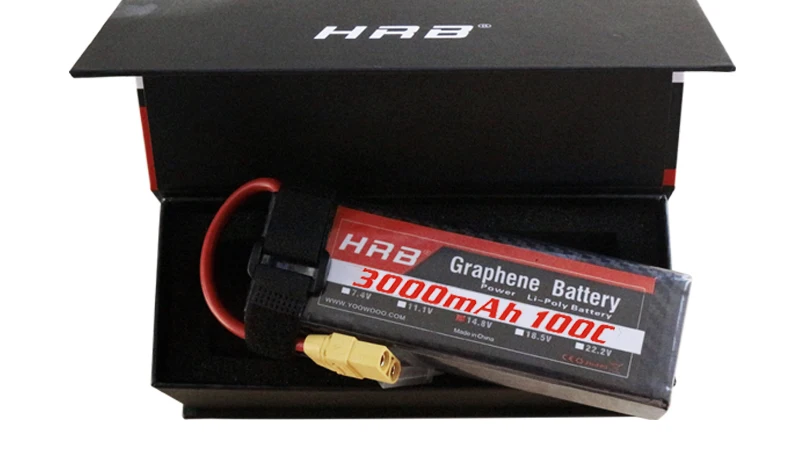 HRB Графен 2S 7,4 V 3000mah Lipo батарея 3S 11,1 V 4S 14,8 V 5S 18,5 V 6S 22,2 V 100C XT90 XT60 Deans T EC5 Запчасти для радиоуправляемых автомобилей и самолетов