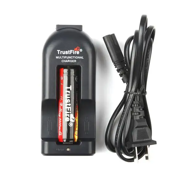 TrustFire TR-002 Multifunctional Battery Charger+1pcs TrustFire Protected 18650 3.7V 2400mAh Li-ion Rechargeable Battery 