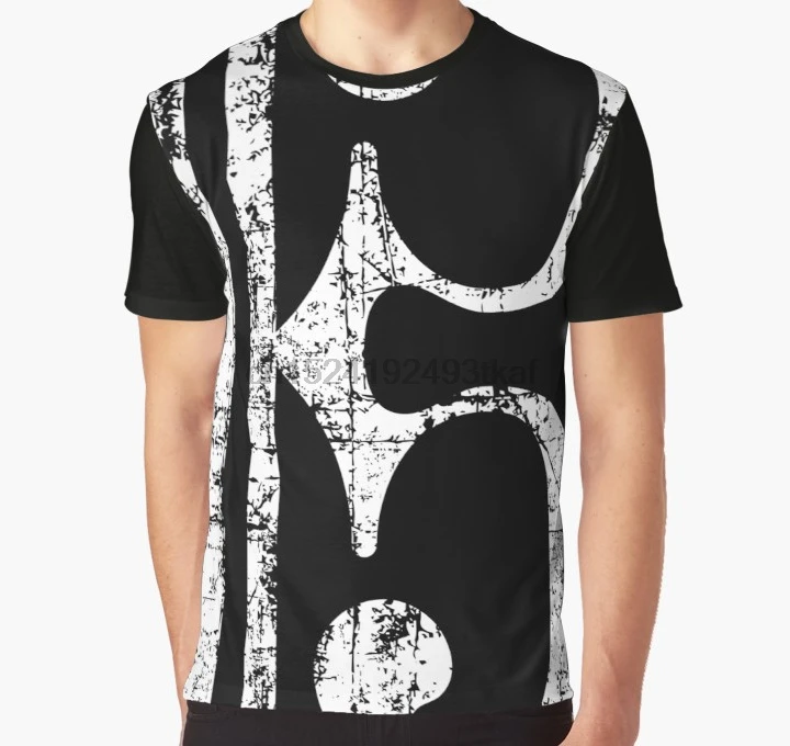 

All Over Print 3D Tshirt Men Funny T Shirt C-Clef Alto Clef Viola Key Tenor Clef Vintage White Graphic T-Shirt