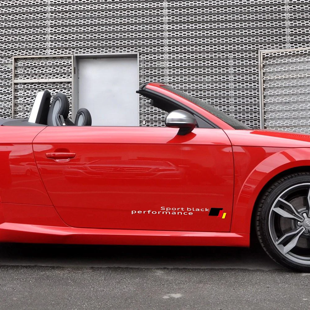 Виниловые наклейки для Audi a3 a4 a5 a6 s5 s6 s7 s8 q7 q5 c6 c5 tt a7 b6 b7 2 шт.|Наклейки на автомобиль| |