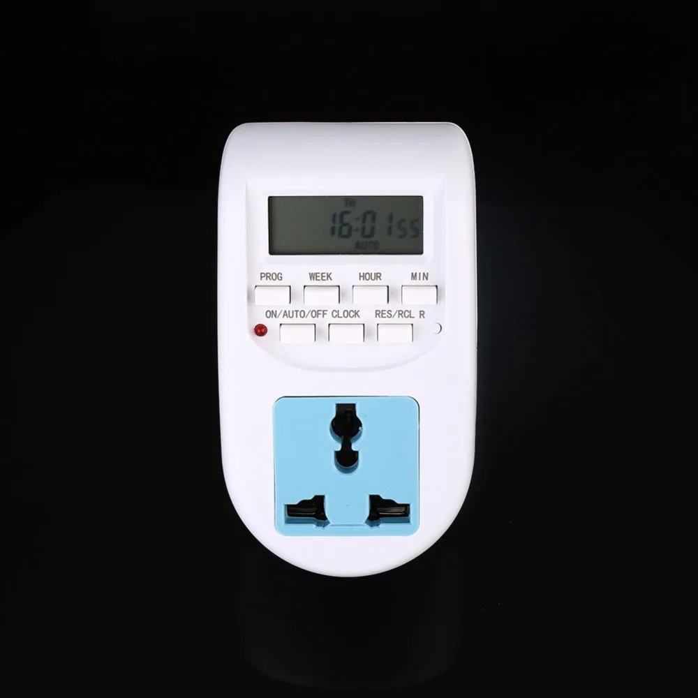 

EU Plug Programmable Digital Timer AL-06 Socket Electronic Compact Switch