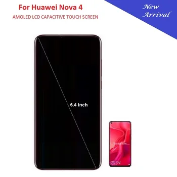 

6.4' LCD Display for Huawei Nova 4 LCD Screen Touch Panel Assembly Mobile Phone Parts for Huawei Nova 4
