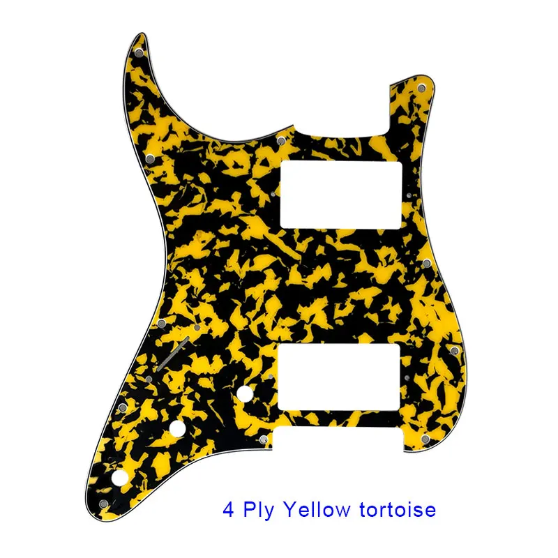 4 ply yellow tortoise ST HH pickguard