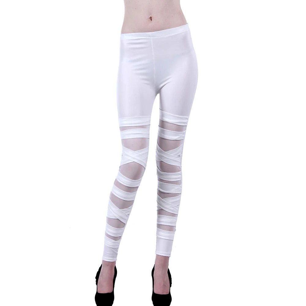 White bandage leggings Clearance