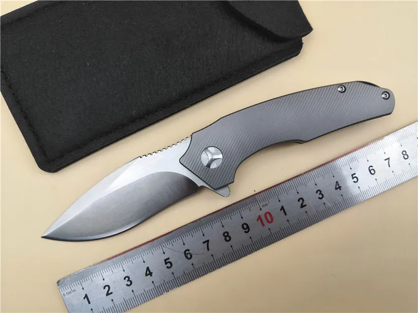 

KESIWO KS17 VG-10 folding knife titanium Handle Ball bearing Flipper folding pocket EDC outdoor camping knife