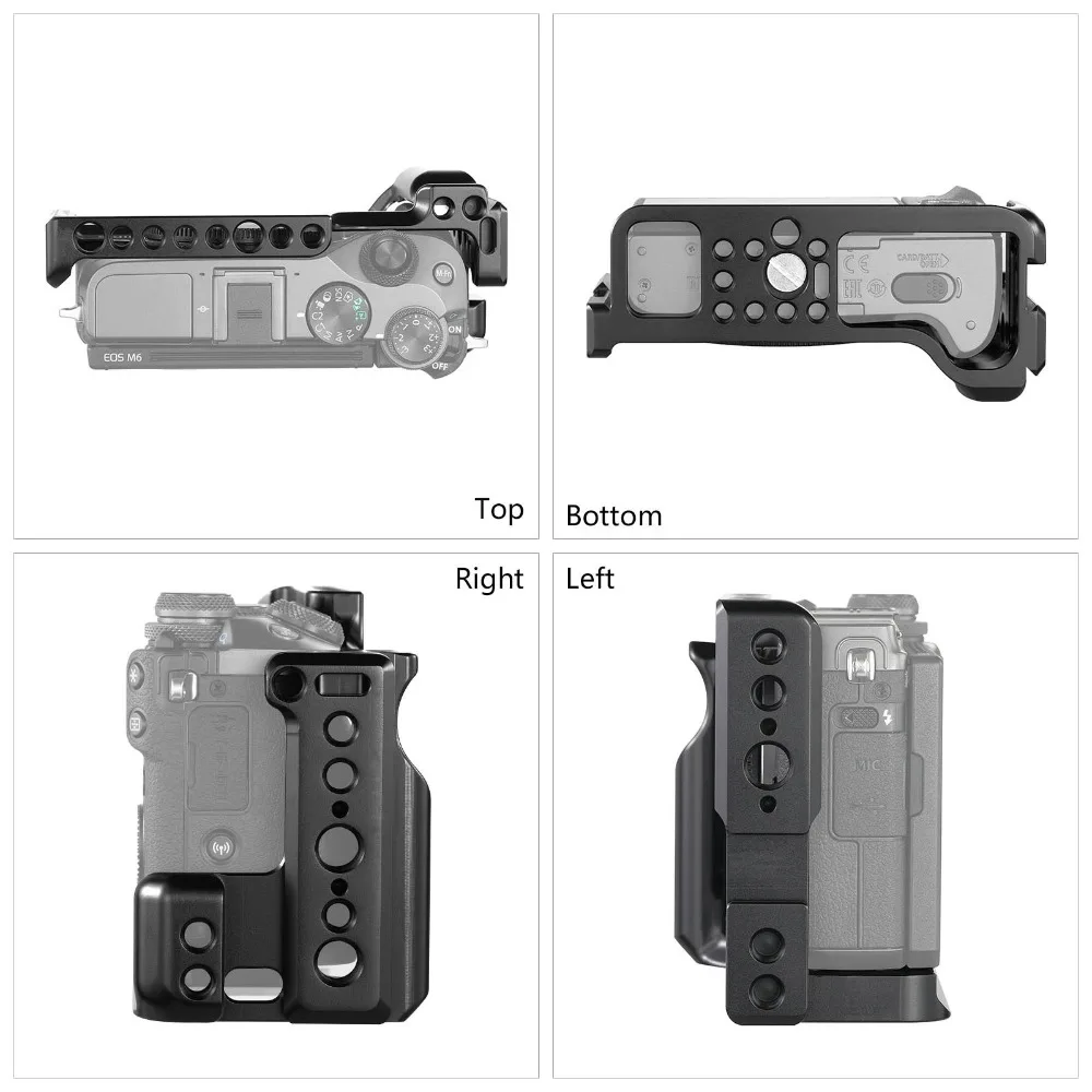 Клетка SmallRig для камеры DSLR Canon EOS M3 и M6 легкая с направляющей Nato крепление холодного