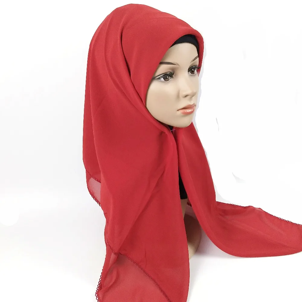U2 высокое качество пузырь шифон кружево квадратный хиджаб сплошной шали летние вязанный шарфы 115*115 см 20 штук 1 штук в партии; можно выбрать цвета