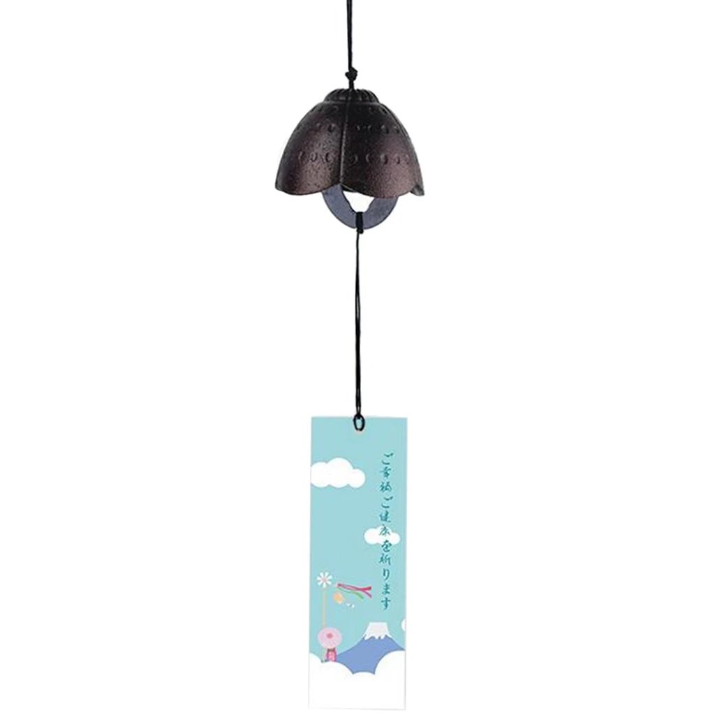 

Japanese Traditional Furin Wind Chime Bell Nanbu Iron New Home Garden Decoration