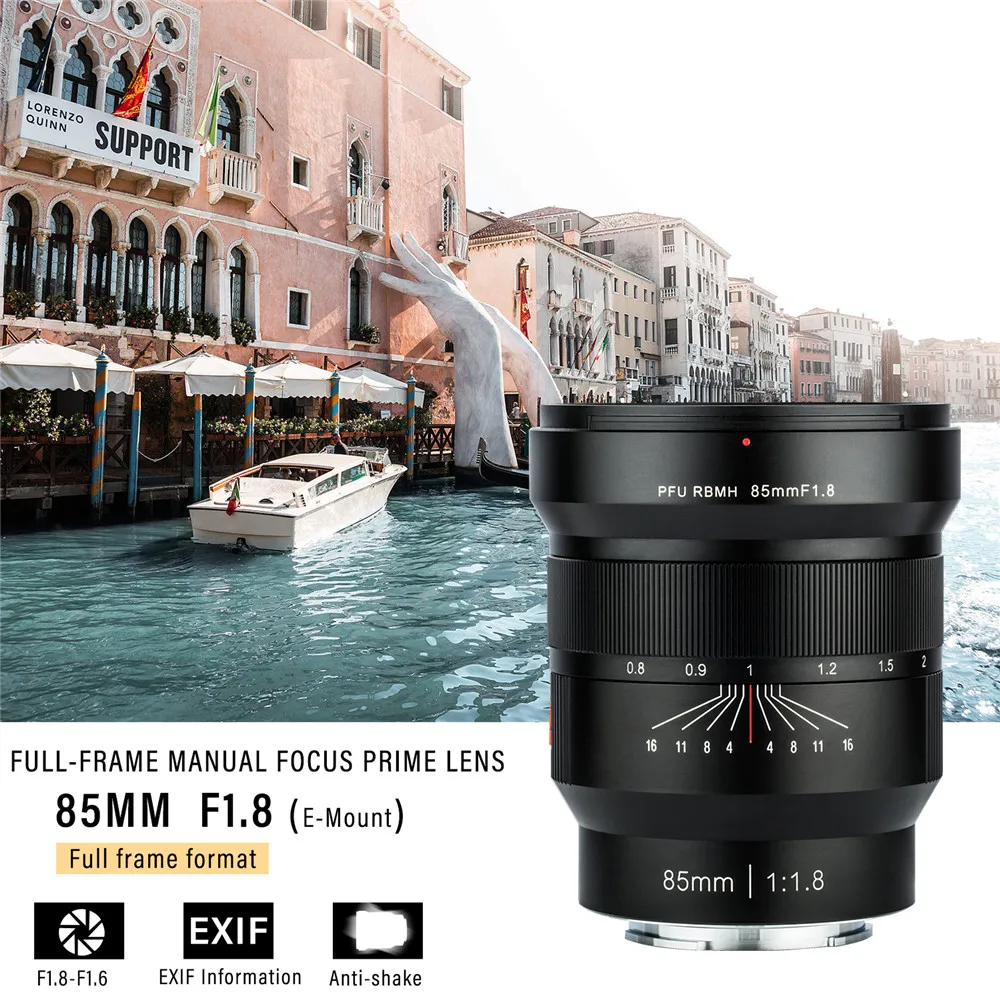 Viltrox 85 мм F1.8 портретный объектив с ручной фокусировкой EXIF/управление
