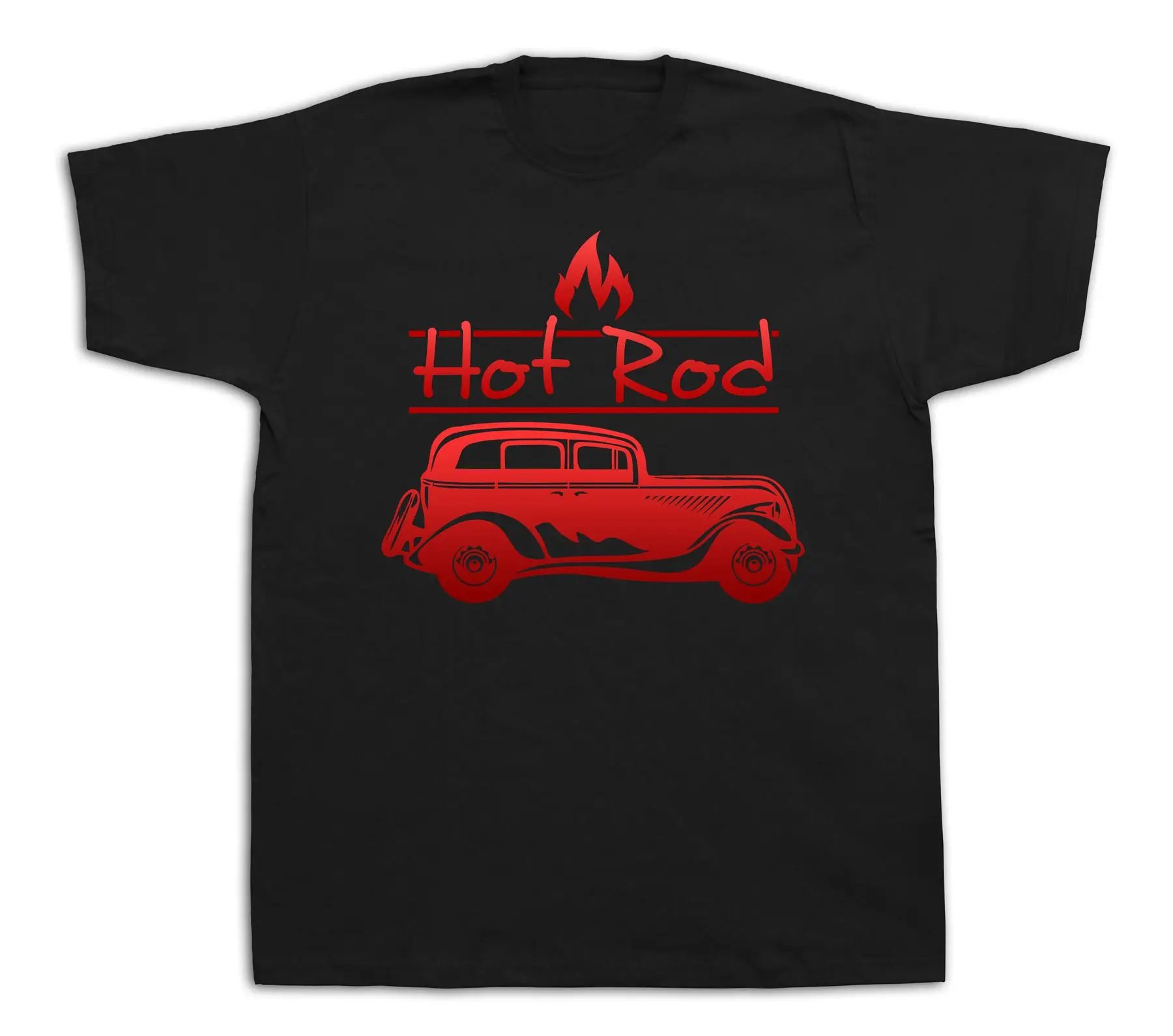 Hot rod Классический ретро Винтаж автомобиля футболка s моды эскиз старый мотор футболка с принтом героев мультфильма унисекс новые модные