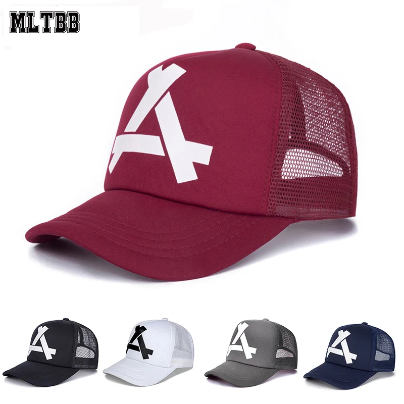 

New Summer Baseball Mesh Cap Snapback Hat Fashion Baseball Hats Trucker Adjustable Fitted Cap Hat Hip Hop Women Men Cap