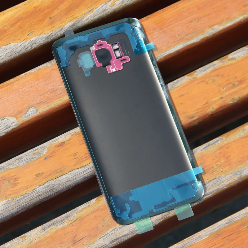 Чехол для задней панели samsung с батарейным отсеком и задней стеклянной крышкой для samsung Galaxy S8 G9500 S8 Plus S8+ SM-G955 стекло для батареи