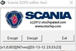 

SOPS FILE ENCRYPTOR/DECRYPTOR (EDITOR) forScania