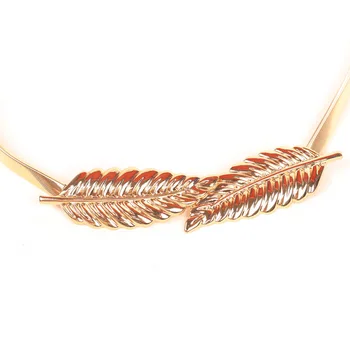 

Korean Style Ladies Leaf Metal Elastic Belt Ladies Iron Decorative Belt Female Cummerbunds Ladies Dress Skirt Decoration wide1cm