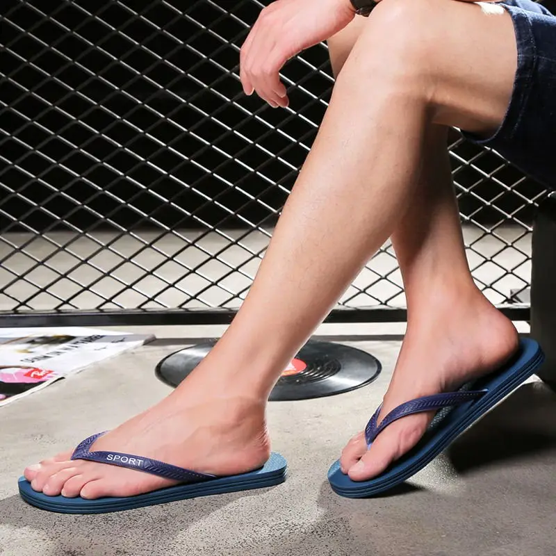 LAISUMK летние Для мужчин сланцы мужской смешанных Цвет тапочки Для мужчин Повседневное ПВХ туфли из ЭВА; летние модные пляжные сандалии