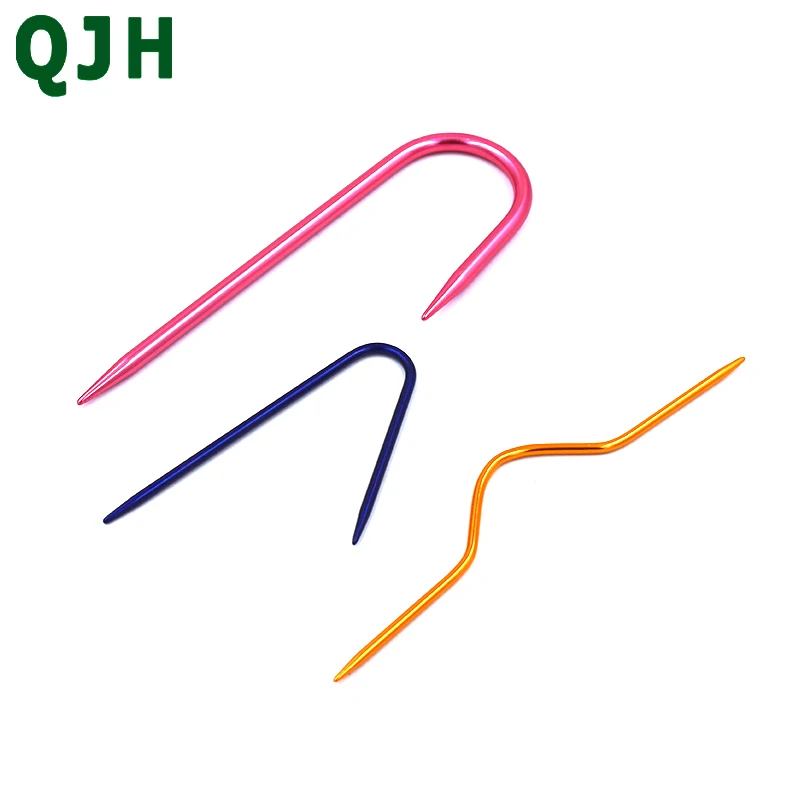 scarves sweaters knitting needles U shaped curved needle exports knitting twist stainless steel