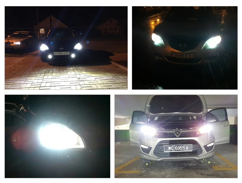 Led H4 Car Headlight HighLow Border 8000 Lumen Luxeon ZES H7 LED  (13)