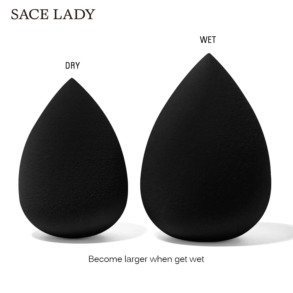 Спонж для макияжа SACE LADY в форме капли воды блендер основы под макияж