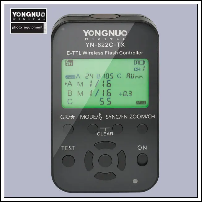 

Yongnuo YN622CTX YN622C-TX Wireless TTL Flash Controller fr YN622C Canon 760D 650D 500D 450D 70D 60D 50D 40D 30D 7DII 5DII 5DIII