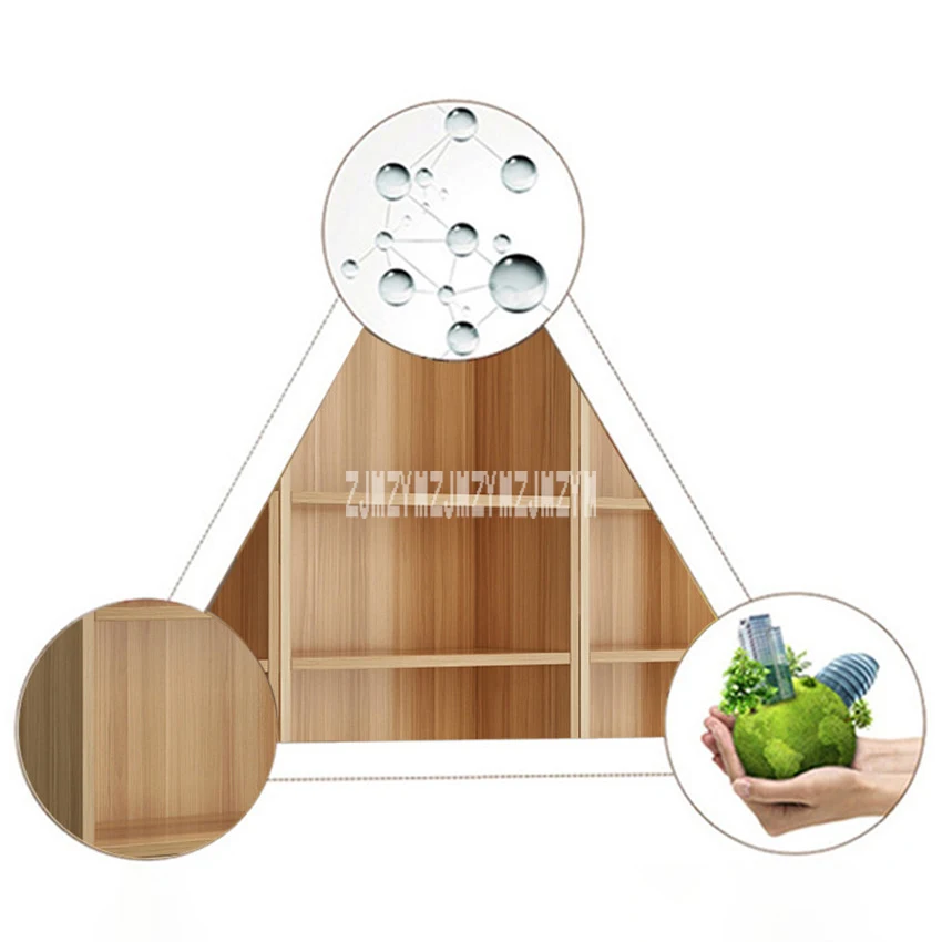 4-طبقة رف خشبي للكتب بسيطة الصلبة خزانة خشب الأطفال مفتوحة نوع مجلس الوزراء خزانة خشبية Bookrack Bookstack مع درج