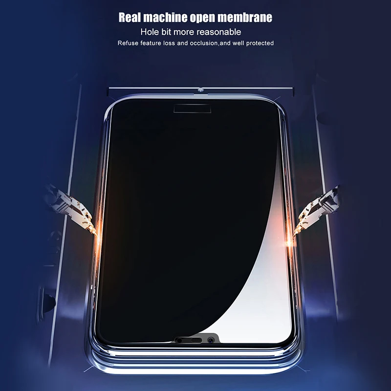 Стекло для Huawei Honor 8C закаленное стекло полное покрытие полный клей защитная